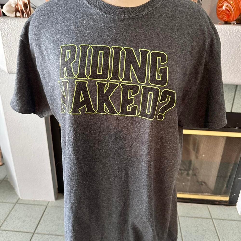 Daytona bike week riding naked t-shirt